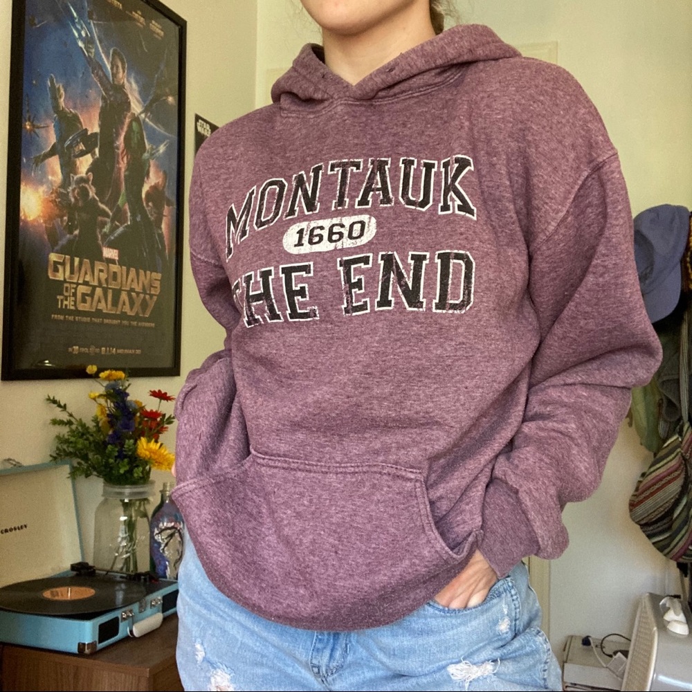 Mauve colored Vacation Hoodie